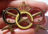 I.415 BELGIA INSIGNA MILITARA SPORTIVA MILITARY BADGE SPORT BREVET