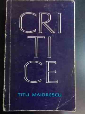 Critice - Titu Maiorescu ,546611 foto