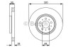 Disc frana VOLVO S80 I (TS, XY) (1998 - 2006) BOSCH 0 986 479 321