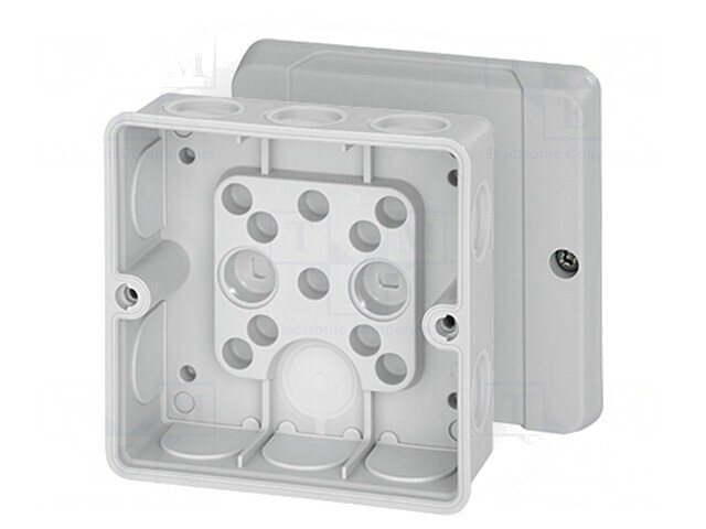 Cutie de conexiuni IP55 98x98x55mm gri