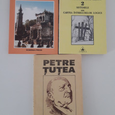 Petre Tutea Trei volume Proiectul de tratat / Eros / Scrieri filosofice / Omul