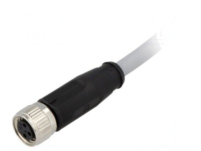 Conector M8 Mamă 3 PIN cu Cablu 2m PVC foto