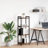 VidaXL Bibliotecă Stejar afumat 40 x 30 x 118 cm Lemn