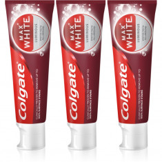 Colgate Max White Luminous pastă de dinți pentru dinti albi si stralucitori 3 x 75 ml