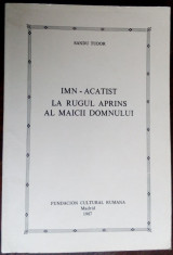 SANDU TUDOR: IMN-ACATIST LA RUGUL APRINS AL MAICII DOMNULUI + (MADRID, 1987)