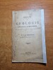 Manual Geologie 1902 + Harta Romania Mica - Carte Veche Ilustrata - Editie Colectie