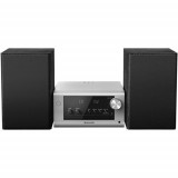 Microsistem Panasonic SC-PM700EG-S, 80W, Bluetooth, MP3, USB, CD, Radio FM (Negru/Argintiu)