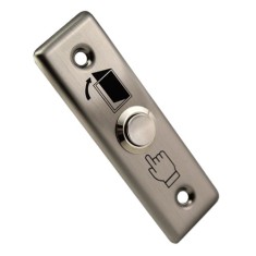 Buton de iesire NO/NC, incastrabil, din inox CSB-28D