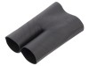 Fiting termocontractibil negru HELLERMANNTYTON 422-50101