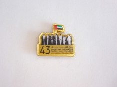 QW9 N8 40 - insigna - tematica politica - Spirit of the union - prindere cu magnet