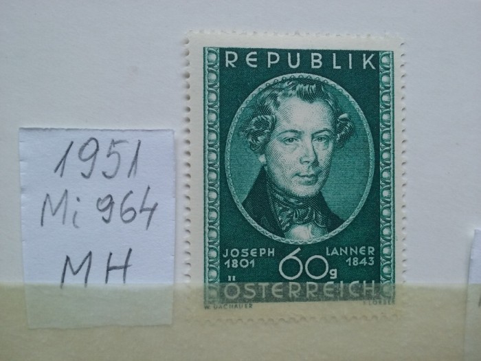 1951- Austria-Mi964-MH