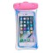 Husa subacvatica Holografica Waterproof Flippy, Snowproof, Universala, Impermeabila, cu Snur, pentru telefon sau documente, Roz