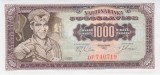 Bancnota Iugoslavia 1.000 Dinari 1963 - P75 UNC