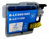 Cartus de imprimante inkjet pentru Brother , LC980C / LC985C / LC1100C , cyan , 12 ml , bulk, Oem