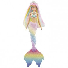 Papusa pentru fetite Printesa Sirena Barbie Dreamtopia Rainbow Magic, multicolor foto