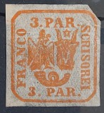 Romania 1862 - Principatele Unite portocaliu