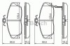Set placute frana,frana disc HONDA CIVIC VII Hatchback (EU, EP, EV) (1999 - 2006) BOSCH 0 986 424 214