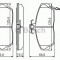 Set placute frana,frana disc HONDA CIVIC VII Hatchback (EU, EP, EV) (1999 - 2006) BOSCH 0 986 424 214