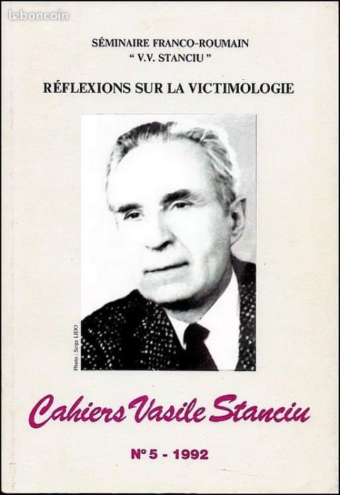 Cahiers Vasile Stanciu vol. 5 1992 Reflexions sur la victimologie V.V. Stanciu
