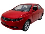 Macheta KIA CERATO rosie 1:32 metal sunete si lumini usi deschise