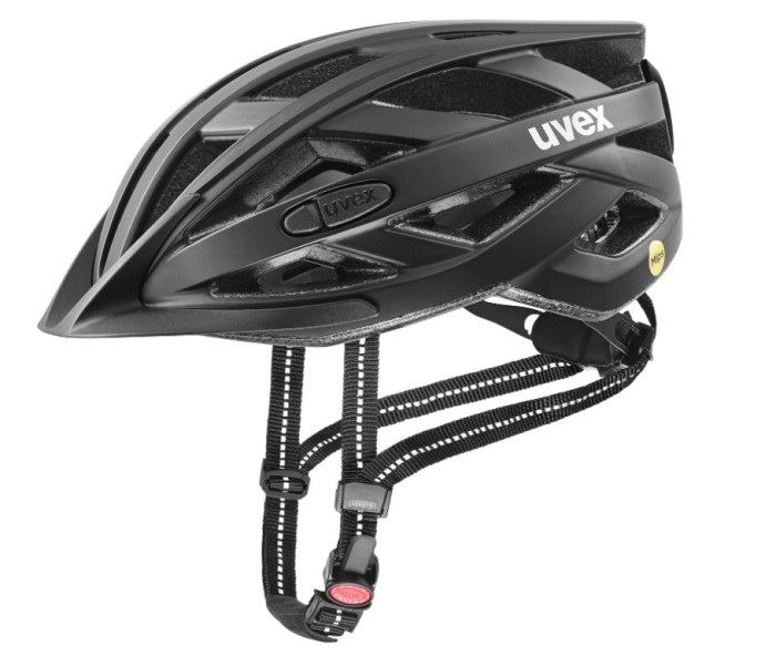 Casca de ciclism unisex pentru adulti Uvex City i-vo MIPS, negru mat, lumina LED, marimea 56-60 cm - RESIGILAT