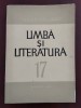 Revista Limba și Literatura Vol. XVII (17) 1968 - Societatea de Stiinte Istorice si Filologice R.S.R.
