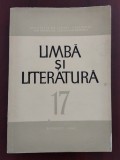 Revista Limba și literatura - Volumul XVII (17) - 1968