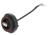 Conector USB A Soclu 4 PIN IP68