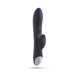 Vibratoare iepuras - Toyz4Lovers Eleganta Iepuras Iubitor Vibrator Negru Ideal pentru Stimulare Vaginala si Clitoridiana