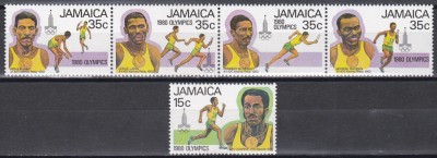 Jamaica 1980 - Jocurile Olimpice - Moscova, MNH foto