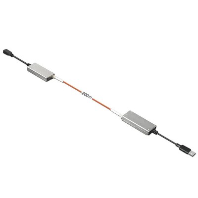 Lindy 200m Fibre Optic USB 2.0 Extender, latime de banda foto