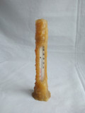 Lumanare artizanala cu termometru, 18 cm inaltime
