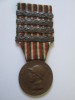 Rara! Italia medalia:Razboiul pentru Unitatea Italiei/Razboiul Italo-Austriac 1915-1918 WWI cu panglica si 4 barete originale:1915,1916,1917,1918 !, Europa