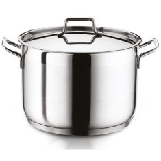 Oala din otel inoxidabil cu capac metalic 10L Handy KitchenServ