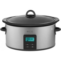 Oala electrica Slow cooker ECG PH 5510 Rider, 5.5 litri, 240 W, vas ceramic,
