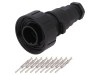 Conector circular tată 9 pini IP68 BULGIN Standard Buccaneer pe cablu