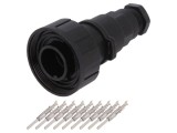 Conector Circular Mufă Tată 9 PIN Filet Interior