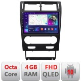 Navigatie Ford Mondeo 2004-2007 dedicata Android QLED octa core 4+64 4G DSP FHD carplay android auto radio gps internet Android kit-mondeo2004-v2+EDT-
