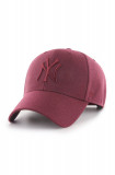 47brand șapcă MLB New York Yankees culoarea maro, cu imprimeu, 47 Brand
