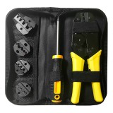 Cleste sertizare E6064 cu 5 bracuri terminale set
