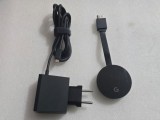 Google Chromecast Ultra 4K HDR, Model NC2-6A5-D, Wi-Fi Dual-Band, Port Ethernet