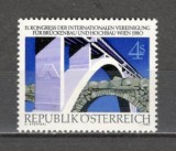 Austria.1980 Congres international de poduri si mari constructii MA.926, Nestampilat