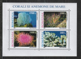 Romania 2001 - #1570A Corali si Anemone de Mare S/S 1v MNH
