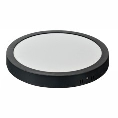 Spot Led / plafoniera tavan cu rama neagra, rotund aplicat &Oslash;300, 36W, 4100k, lumina neutra