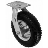 Roata pivotanta pentru carucior de transport, 8" 21 cm, capacitate incarcare 50 kg, Kraft