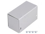 Carcasă universală aluminiu gri 38x72x43mm