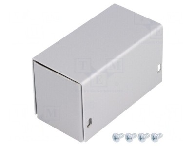Carcasă universală aluminiu gri 38x72x43mm foto