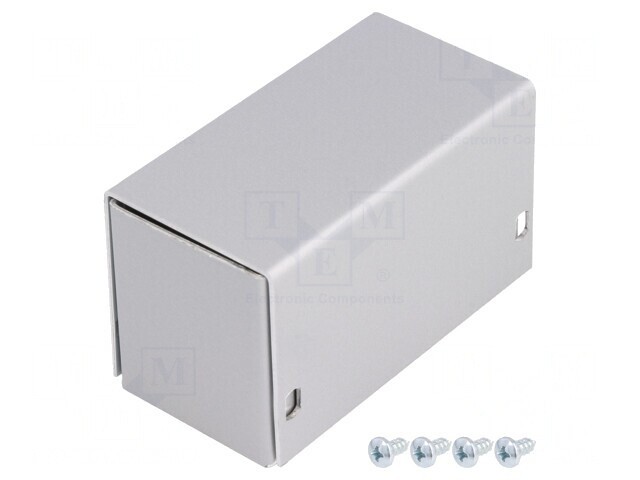 Carcasă universală aluminiu gri 38x72x43mm
