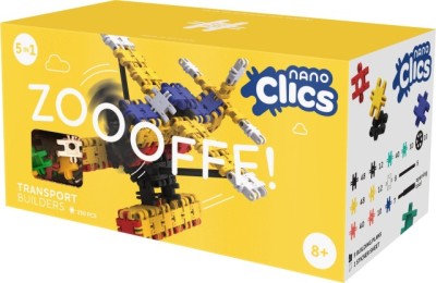 Nano Clics Pentru construit vehicule 250 piese, Clicformers foto