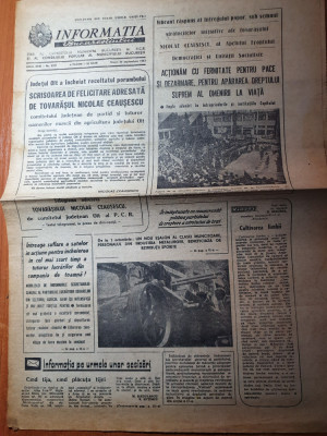 informatia bucurestiului 30 septembrie 1983-articol judetul olt foto